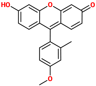 (图片) MC004819 6-Hydroxy-9-(4-methoxy-2-methylphenyl)-3H-xanthen-3-one